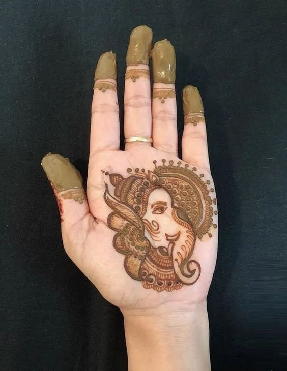 nag panchami mehndi design
