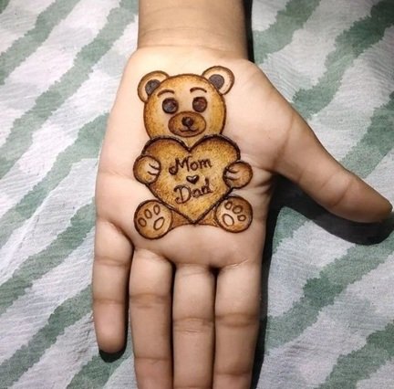 Baby Shower Mehndi Design
