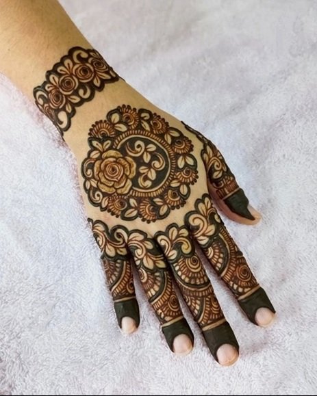 Mehndi Design Drawing Easy