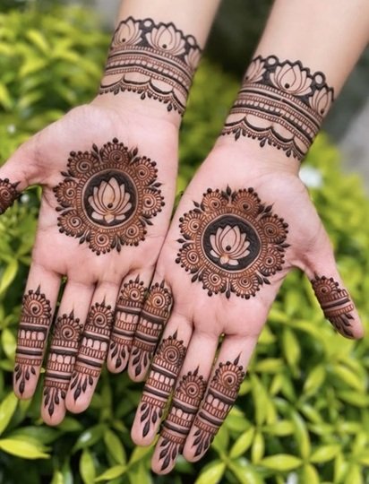 Mehndi Design Drawing Easy