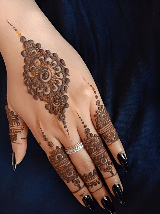 Simple Mehndi Design Photo