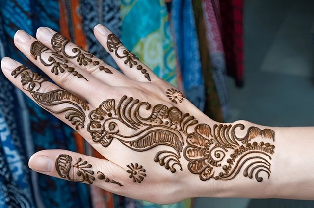 Stylish Simple Mehndi Design