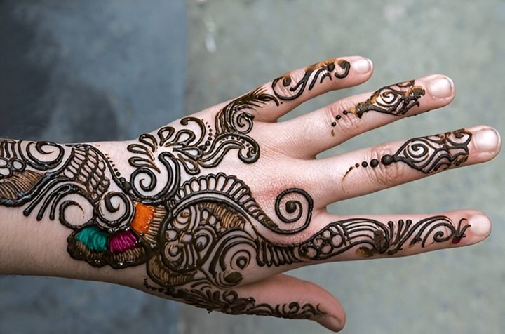 Stylish Simple Mehndi Design
