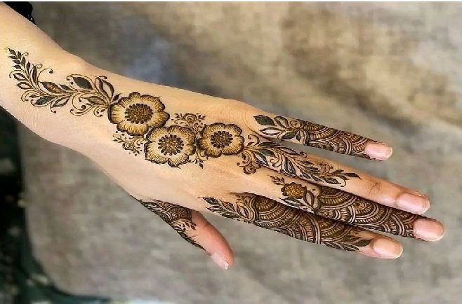 New Mehndi Designs Back Hand