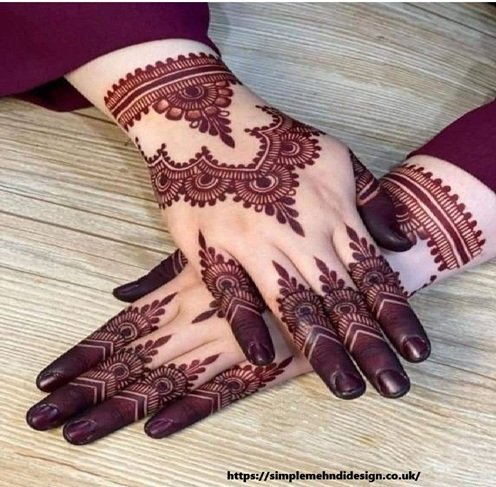 Round Mehndi Design Simple Round Mehndi Design Simple
