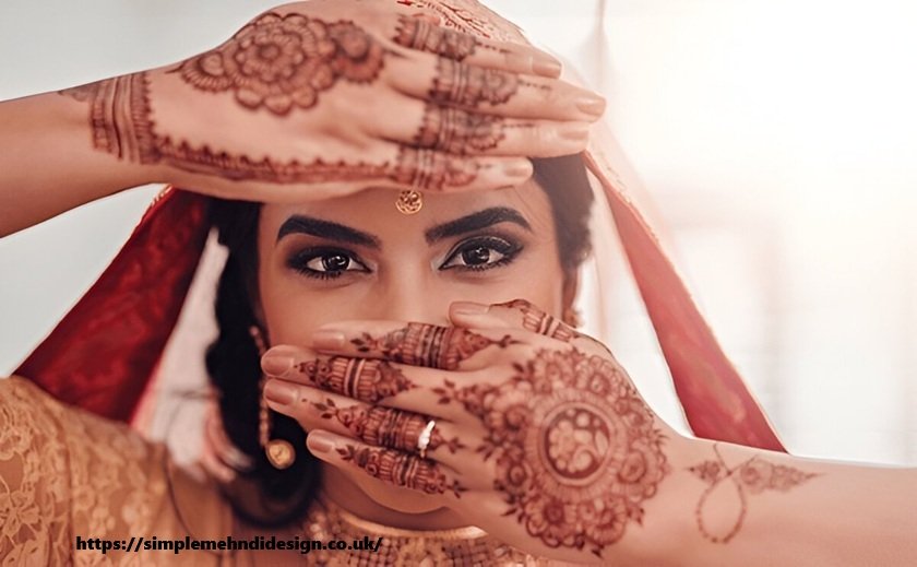 Round Mehndi Design Simple