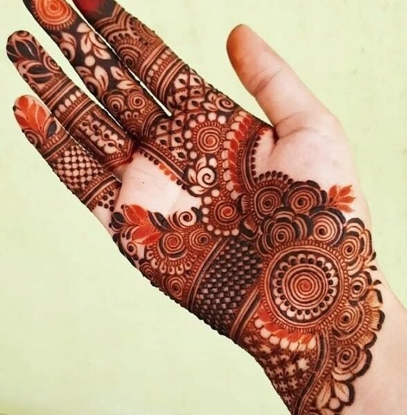 Royal Front Hand Mehndi Design