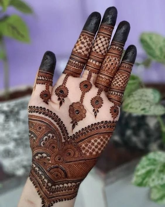 western mehndi design