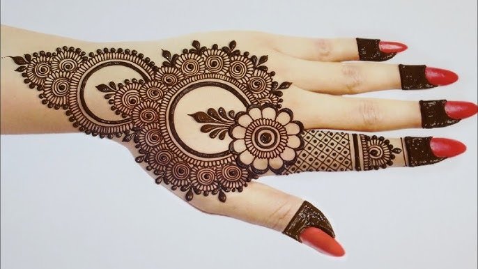western mehndi design