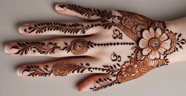 Back Hand Finger Mehndi Designs Back Hand Finger Mehndi Designs
