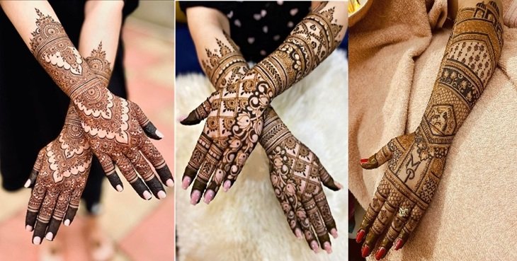 Back Side Mehndi Design Full Hand