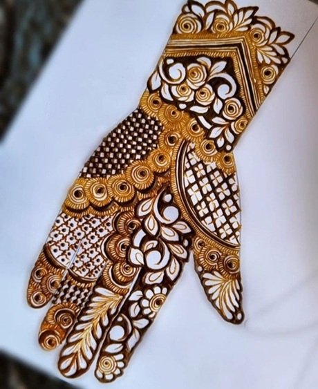 Box Mehndi Design