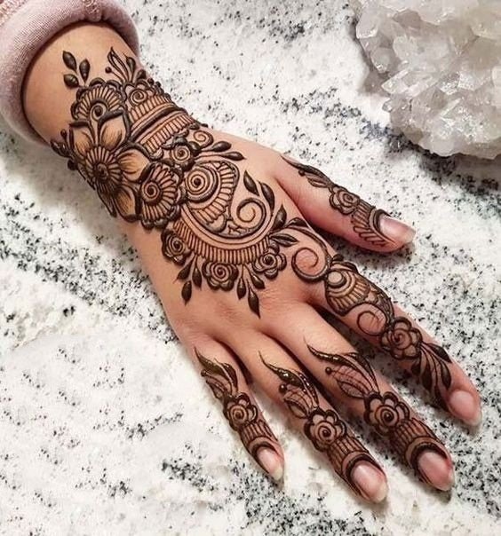 Easy Simple Mehndi Designs for Karwa Chauth Easy Simple Mehndi Designs for Karwa Chauth