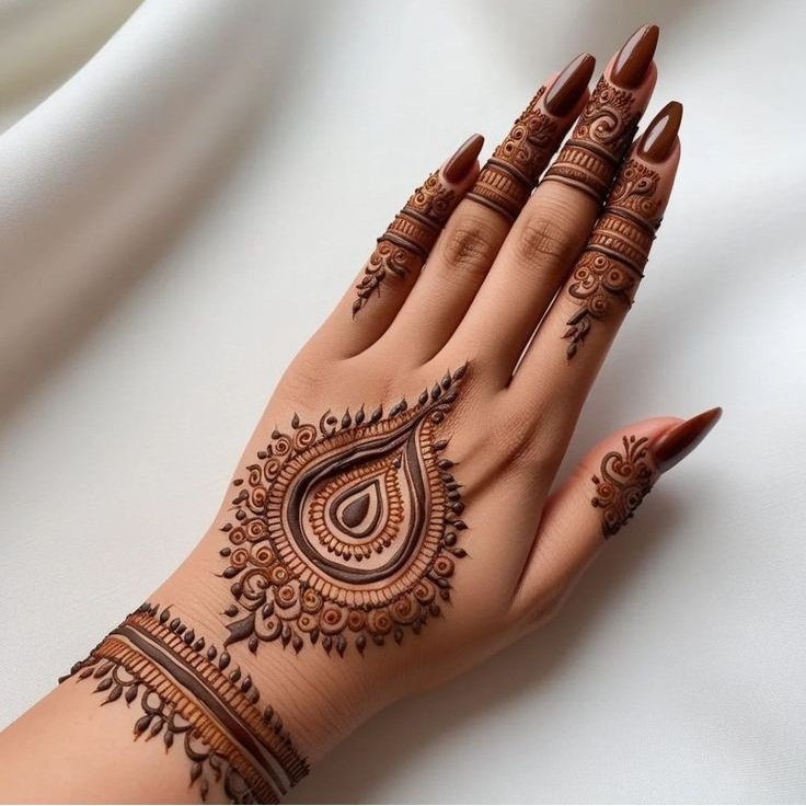 Easy Simple Mehndi Designs for Karwa Chauth Easy Simple Mehndi Designs for Karwa Chauth