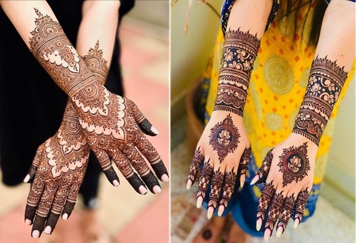 Full Hand Mehndi Designs Back Side