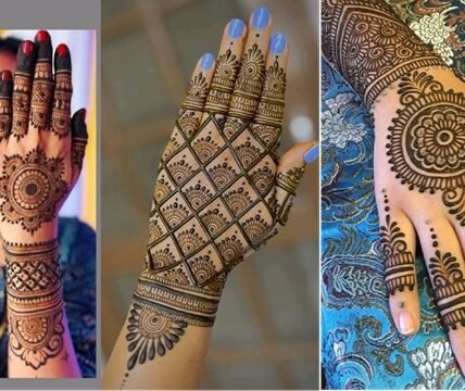 Half Mehndi Design