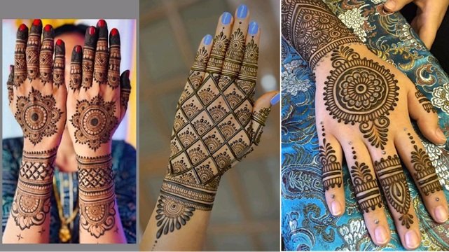 Half Mehndi Design