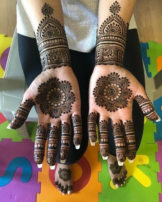 Half Mehndi Design Half Mehndi Design