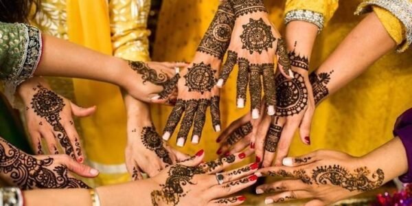 Hariyali Teej Mehndi Design