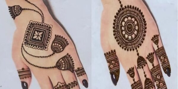 Jhumka Mehndi Design