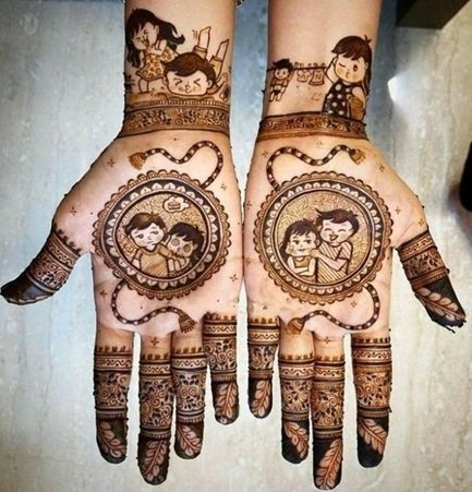 Rakhi Mehndi Design 2025