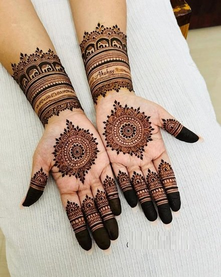 royal mehndi design