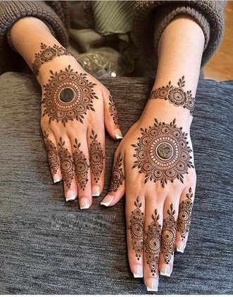 royal mehndi design